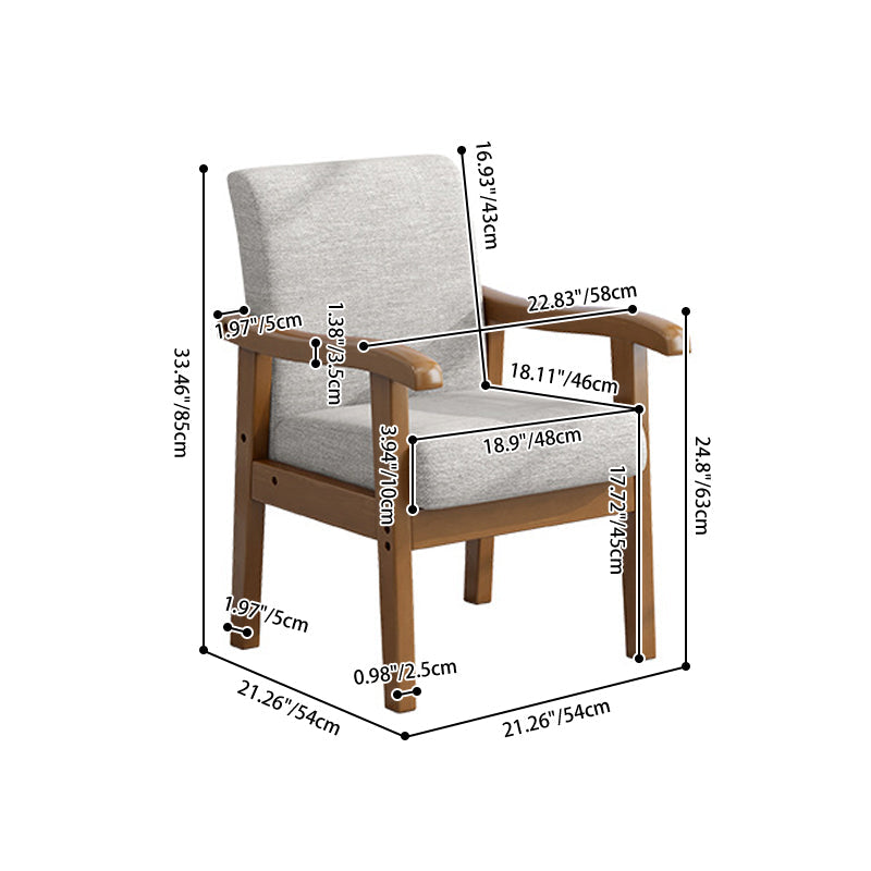 Modern Linen Desk Chair