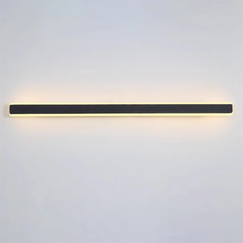Minimalist Rectangular Iron Acrylic LED Wall Sconce Lamp