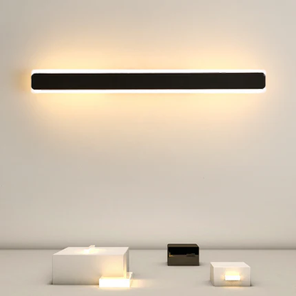 Minimalist Rectangular Iron Acrylic LED Wall Sconce Lamp