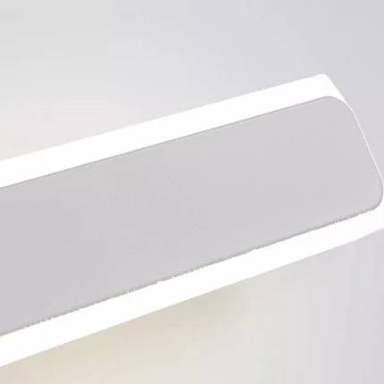 Minimalist Rectangular Iron Acrylic LED Wall Sconce Lamp