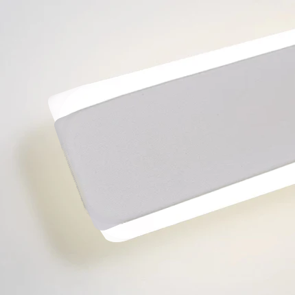 Minimalist Rectangular Iron Acrylic LED Wall Sconce Lamp