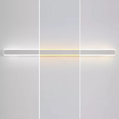 Minimalist Rectangular Iron Acrylic LED Wall Sconce Lamp