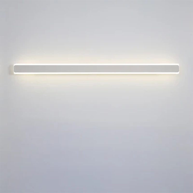 Minimalist Rectangular Iron Acrylic LED Wall Sconce Lamp