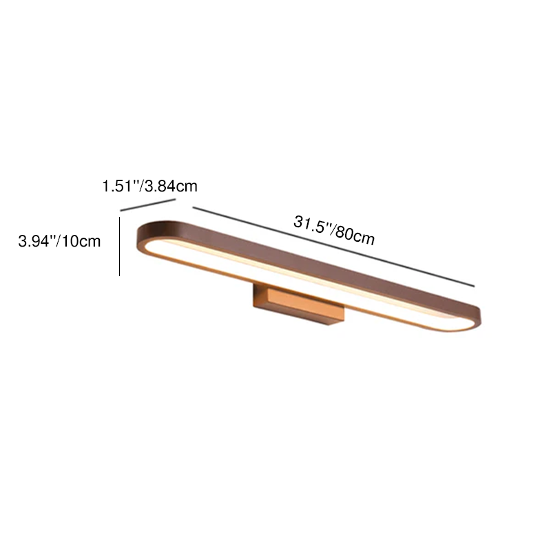 Circular Vanity Light LED Mirror Front Wall Sconce Lamp