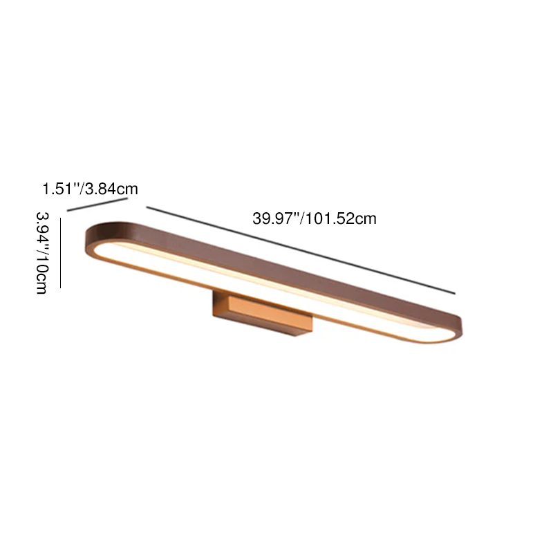 Circular Vanity Light LED Mirror Front Wall Sconce Lamp