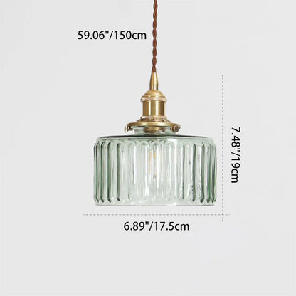 Traditional Brass Pendant Light