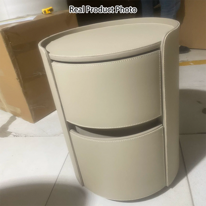 Modern Leather Nightstand