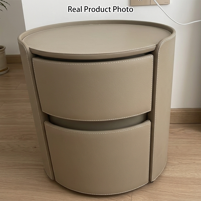 Modern Leather Nightstand
