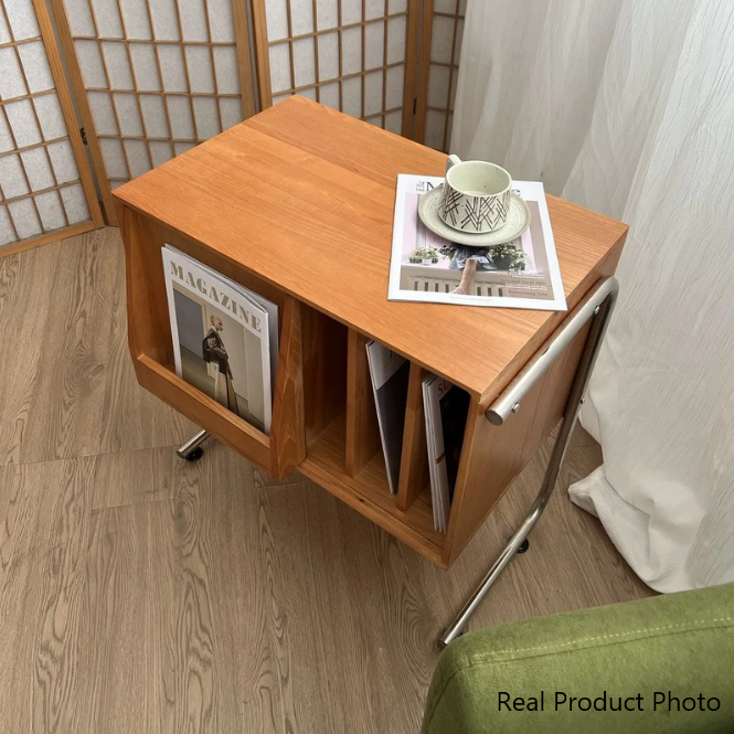 Traditional Stainless Steel End Table