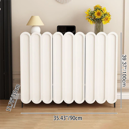 Contemporary Metal Shoe Rack