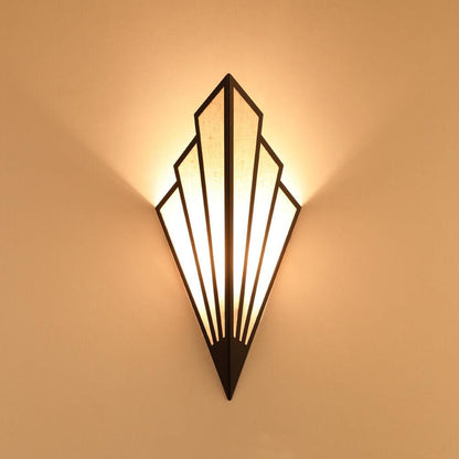 Creative Linen Scalloped Shade 1-Light Wall Sconce Lamps