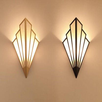 Creative Linen Scalloped Shade 1-Light Wall Sconce Lamps