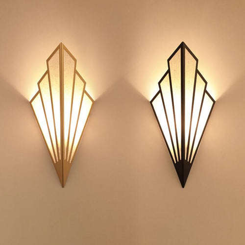 Creative Linen Scalloped Shade 1-Light Wall Sconce Lamps
