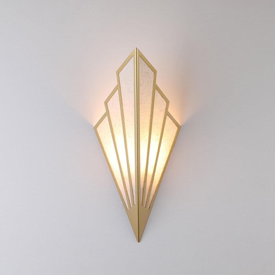 Creative Linen Scalloped Shade 1-Light Wall Sconce Lamps