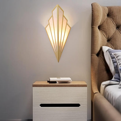 Creative Linen Scalloped Shade 1-Light Wall Sconce Lamps