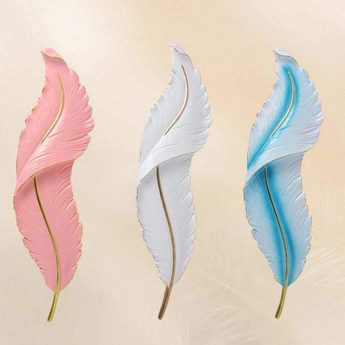 Resin Peacock Feather LED Waterproof Wall Sconce Lamp