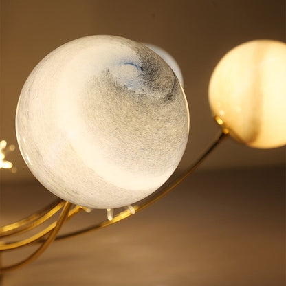 Contemporary Moon Ceiling Light