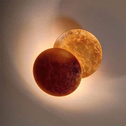 Modern Simplicity Alloy Round LED Wall Sconce Lamp