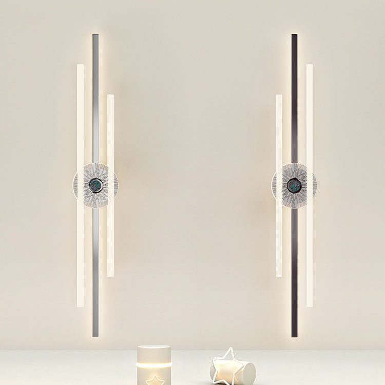 Long Strip Hardware Aluminum LED Wall Sconce Lamp