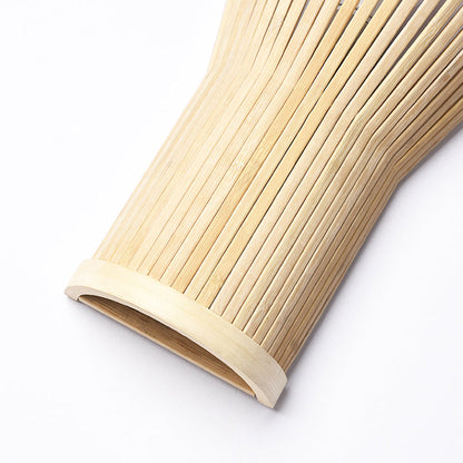 Japanese Tapered Bamboo 1-Light Wall Sconce Lamp