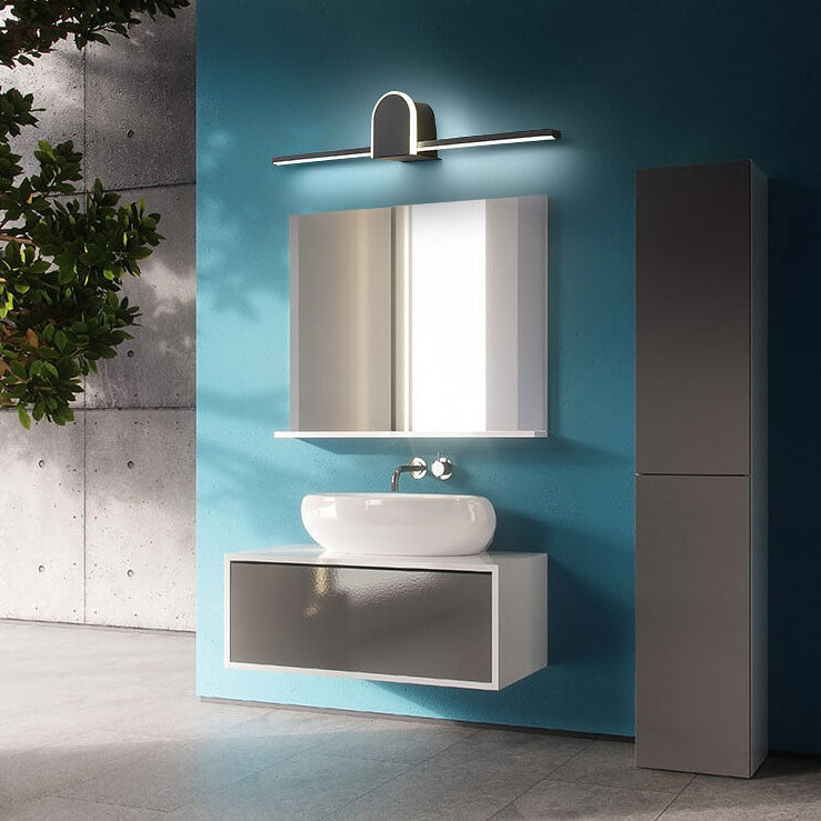 Minimalist Long Geometric Vanity Light LED Wall Sconce Lamp