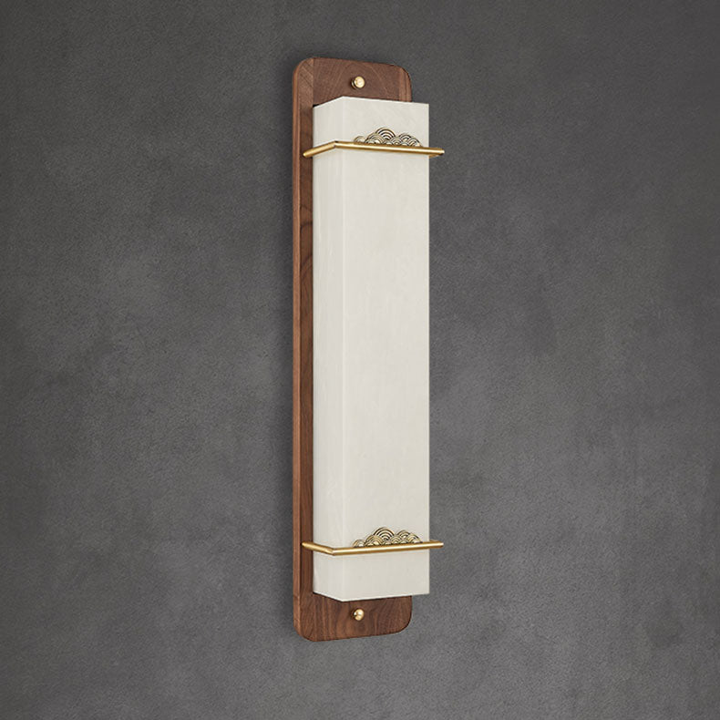 Chinese Acrylic Rectangular Cloud LED Wall Sconce Lamp