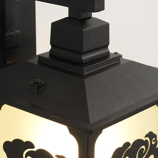 Chinese Sheet Zinc Alloy 1-Light Wall Sconce Lamp