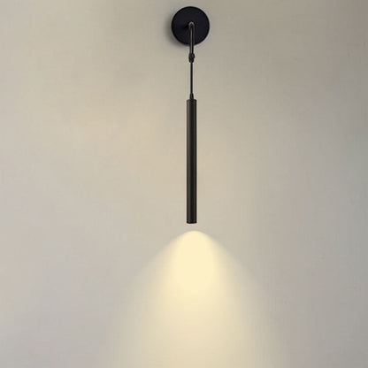 Minimalist Long Cylindrical Spotlight LED Wall Sconce Lamp