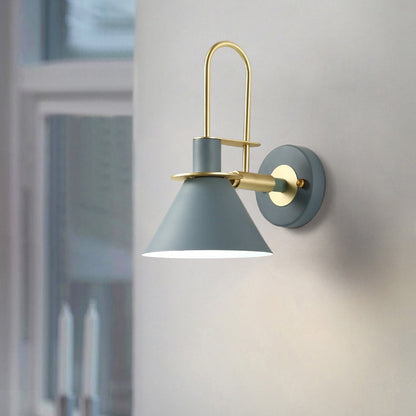 Modern Minimalist Horn Iron 1-Light Wall Sconce Lamp