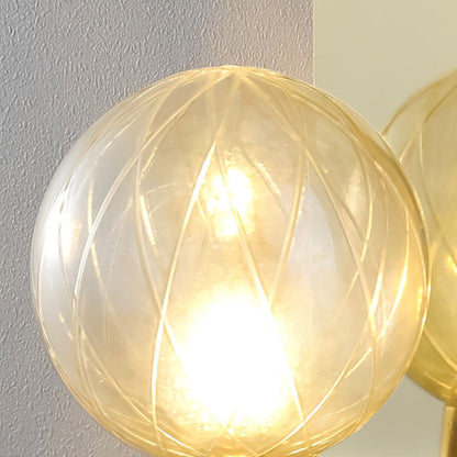 Scandinavian Stainless Steel Glass 1-Light Wall Sconce Lamp