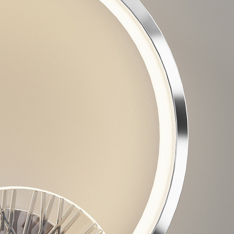 Geometric Semi-circle Acrylic Hardware LED Wall Sconce Lamp