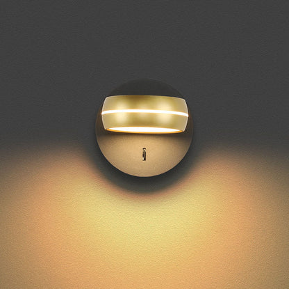 Round Rectangle Aluminum Iron PS LED Wall Sconce Lamp