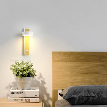 Round Rectangle Iron Aluminum Acrylic LED Wall Sconce Lamp