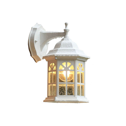 Waterproof Pavilion Design 1-Light Outdoor Wall Sconce Lamp