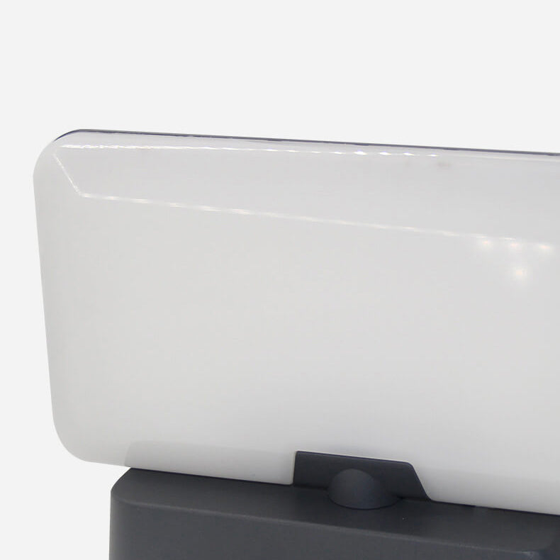 Solar Light Sensing Square LED Outdoor Wall Sconce Lamp
