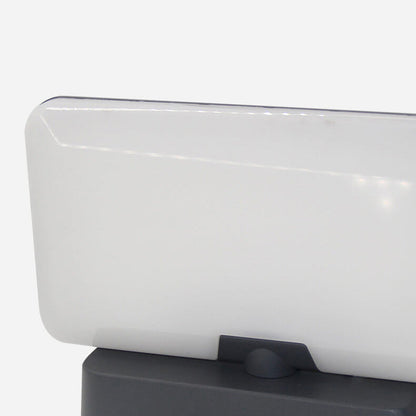 Solar Light Sensing Square LED Outdoor Wall Sconce Lamp