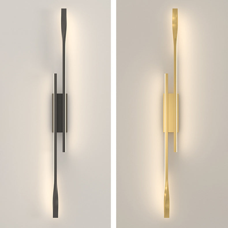Aluminum Straight Line Silicone LED Wall Sconce Lamp