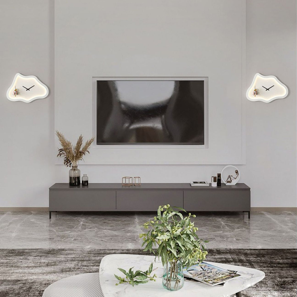 Scandinavian Cloud Iron Acrylic LED Wall Sconce Lamp
