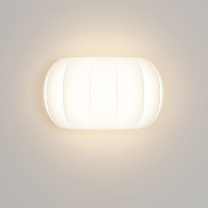 Simplicity Acrylic Pumpkin Elliptical LED Wall Sconce Lamp
