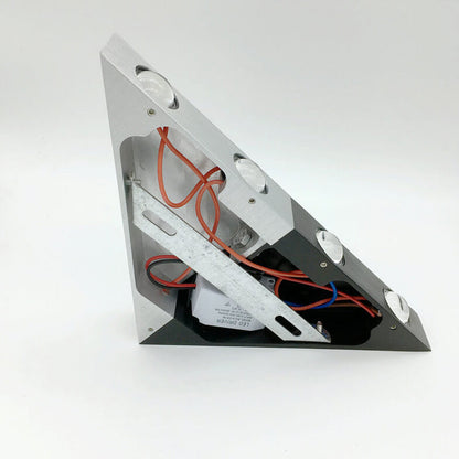 Aluminum Triangle Pyramid Design LED Wall Sconce Lamp