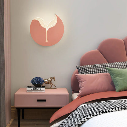 Creative Iron Acrylic Sapling Shade LED Wall Sconce Lamp