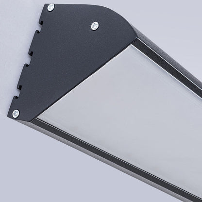 Rectangular Aluminum PC Waterproof LED Wall Sconce Lamp