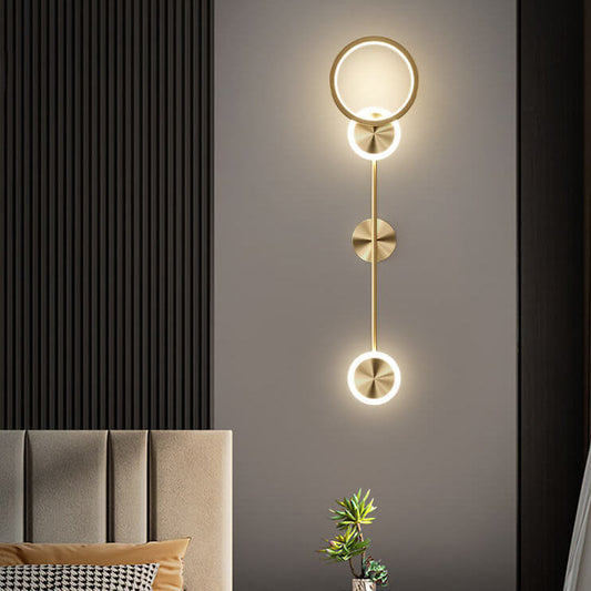Geometric Long Strip Acrylic Shade LED Wall Sconce Lamp