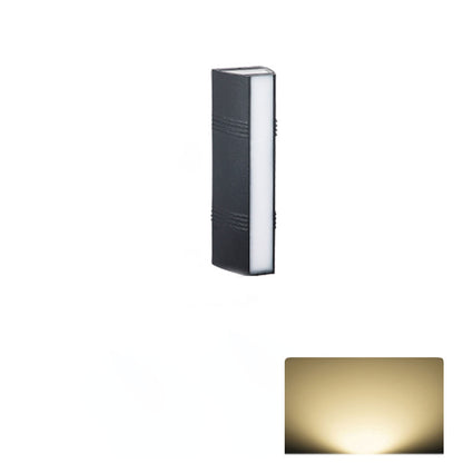Rectangular and Down Luminous LED Outdoor Wall Sconce Lamp