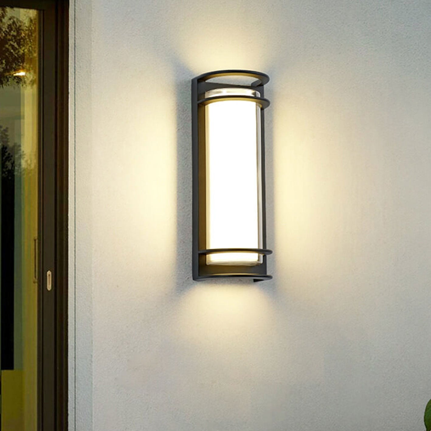 Outdoor Column Waterproof LED Garden Wall Sconce Lamp