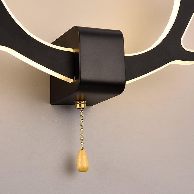Acrylic Nordic Creative Antler Shape LED Wall Sconce Lamp