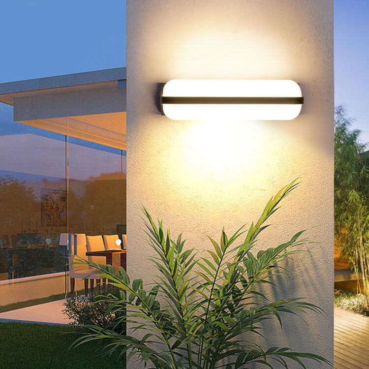 Oval Indoor Outdoor Waterproof Patio Wall Sconce Lamp
