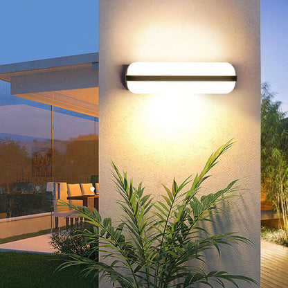 Oval Indoor Outdoor Waterproof Patio Wall Sconce Lamp