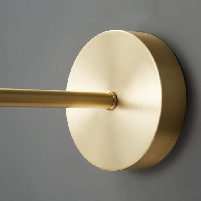 Ball Shade Marble Arm Hanging 1-Light Wall Sconce Lamp