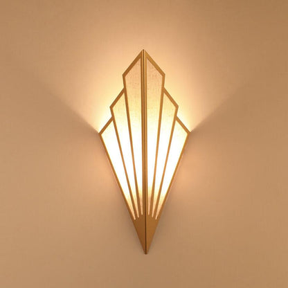 Creative Linen Scalloped Shade 1-Light Wall Sconce Lamps